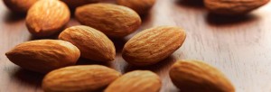 Whole natural almonds