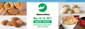 Blue Diamond will be at Bakery China May 10-13