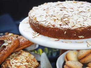 Bakery pastries display