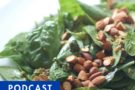 salad with spinach and almonds