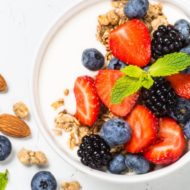 yogurt with fruits