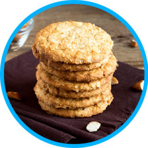 Stacked Almond Cookies